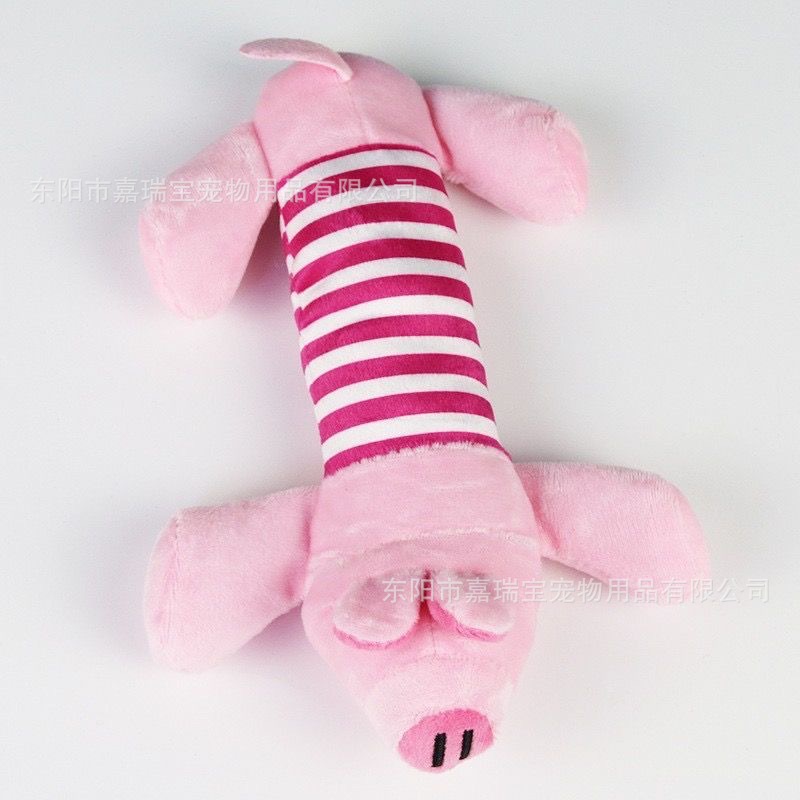 Stripe series-pink pig
