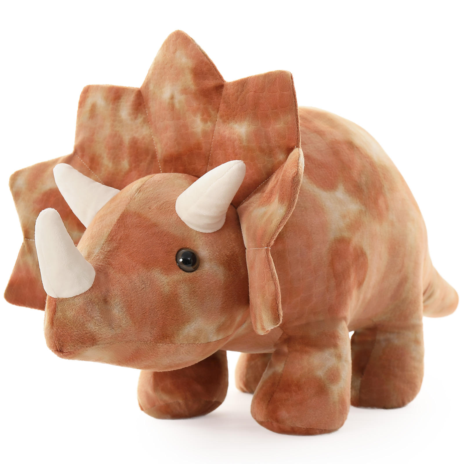 Peluche courte Triceratop 80 cm