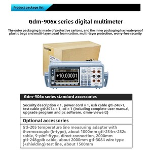 GWInstek Desktop Multimeter GDM-9061 GDM-9060 Dual-Display <strong>Programmable</strong> Digital Multimeter with 6.5 Digits - Product Image 5