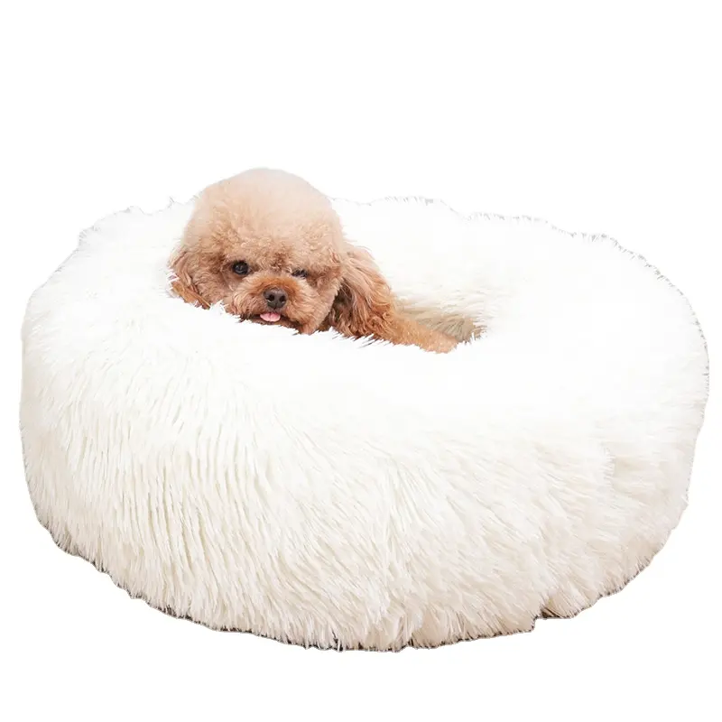 Фабричная поставка, сверхмягкая пользовательская кровать для домашнего питомца, роскошная моющаяся кровать для собаки, плюшевые мягкие лежаки для кошек