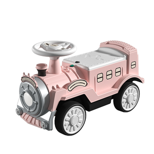 1〜5歳向けの音楽照明と収納ビンを備えた車の列車のスライドスクーターに乗る高品質の赤ちゃんの小さなおもちゃ - Product Image 2