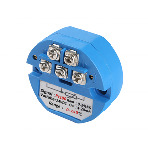 Termistor de uso industrial Pt100 -50 °C-250 °C Sensor de temperatura 4-20mA Módulo de conversión de temperatura de salida Transmisor RTD - Product Image 2