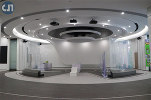 Hệ thống vách ngăn di động tự động bằng kính trượt hiện đại, không khung, có thể vận hành bằng điện - Product Image 6