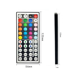 44key USB контроллер для DC5V-24V цветных (RGB) светодиодных лент беспроводной ИК-пульт дистанционного управления - Product Image 2