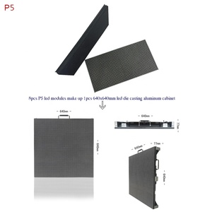 HD-LED-Matrix P5 SMD-LED-Außen modul, LED-Panel mit hoher Helligkeit 320*160mm für wasserdichten Vollfarb-LED-Bildschirm - Product Image 5