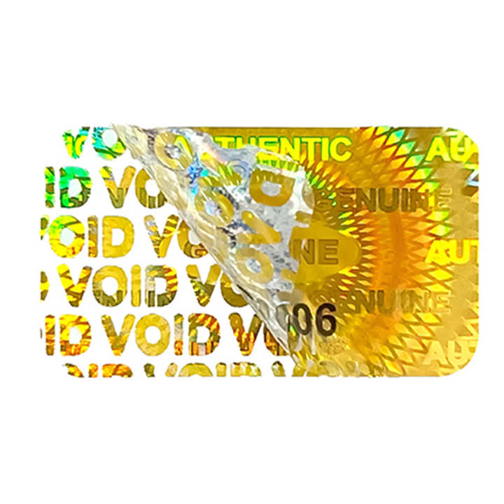 Adesivo ad alta consegna veloce 3D olografico sigillo Anti-contraffazione etichetta vino cibo adesivo durevole PET Watch