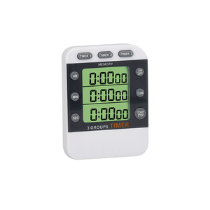 Timer per il conto alla rovescia e la cottura regolabili del Volume multiuso Timer da cucina digitale elettronico a 3 canali con magnetico - Product Image 4