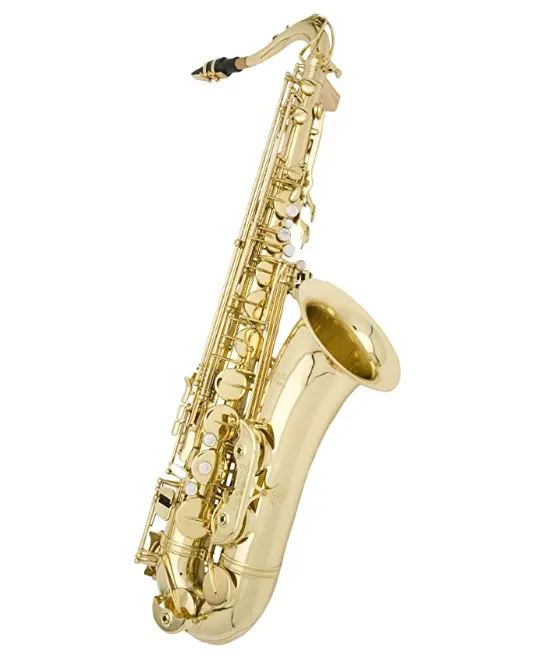 Saxofón Tenor para estudiante, Saxofón tenor con acabado de latón profesional, ABC1103