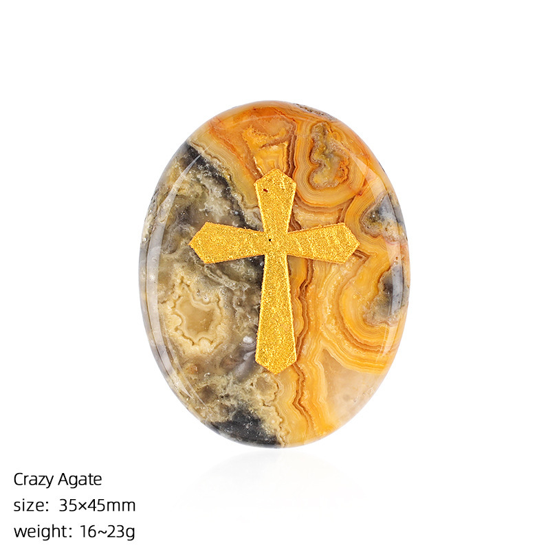 Crazy agate palm stone