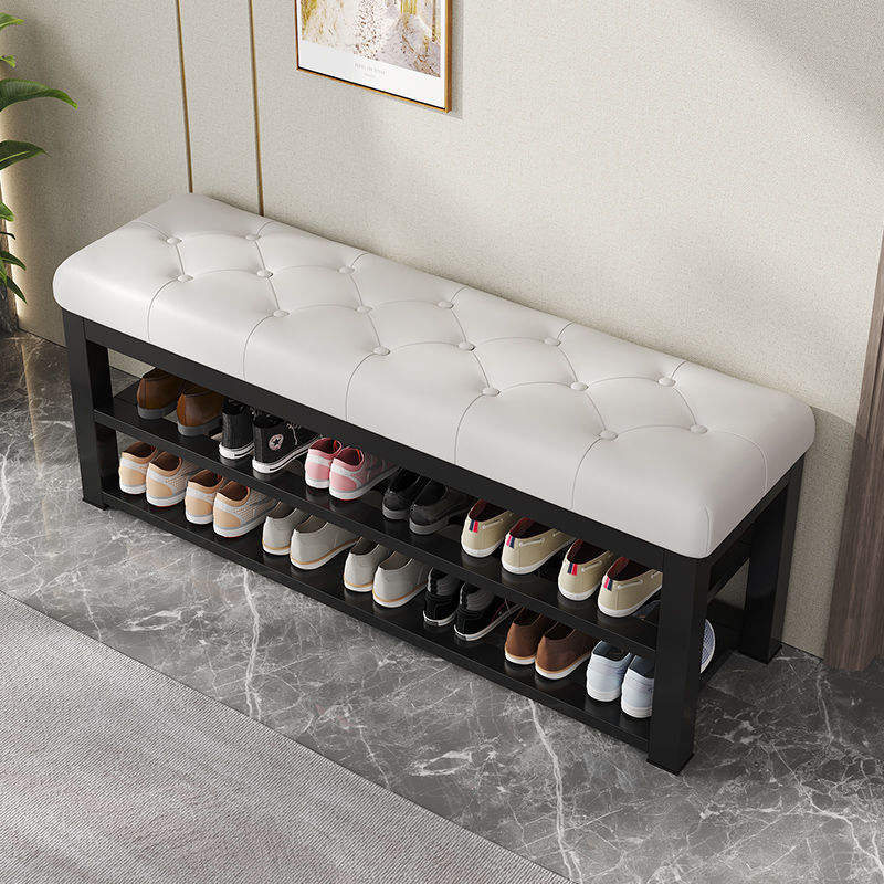 Cadre noir, blanc cassé