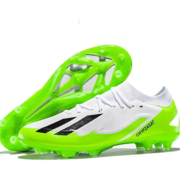 2024 nuevos zapatos de fútbol low Top estudiante picos largos FG Copa del Mundo picos rotos TF zapatos de entrenamiento de partido de hierba