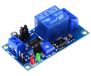 12V Normally Open Trigger <strong>Delay</strong> Switch Relay Module Electronic Components with <strong>Delay</strong> Circuit Timing Vibration Alarm Function - Product Image 1