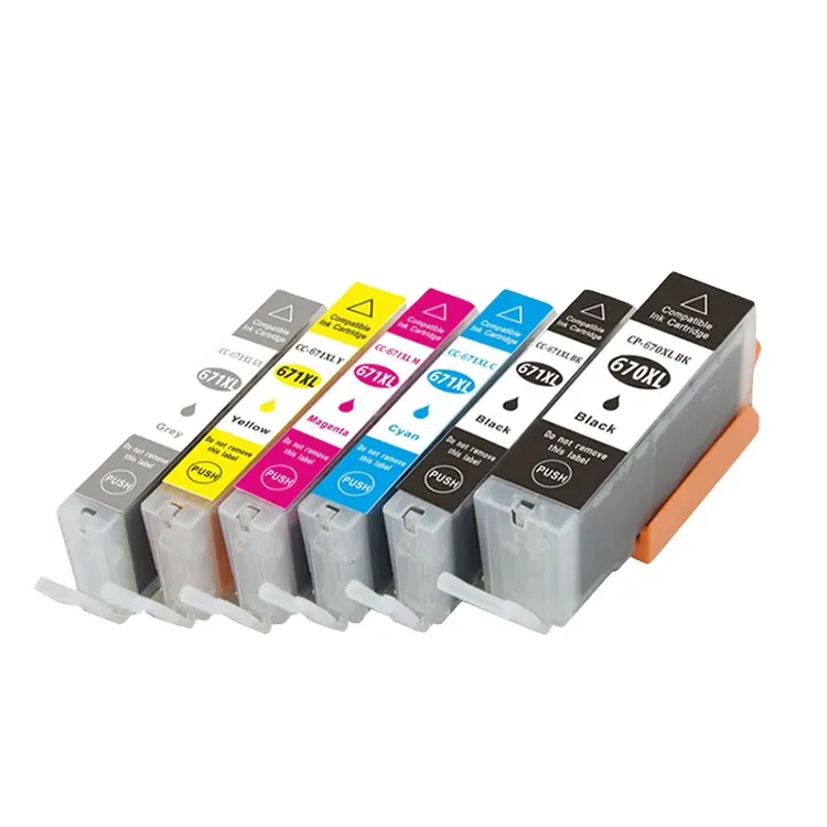 Reemplazo de cartucho de tinta compatible Supricolor a buen precio para HP 670xl suministro de fábrica tintas HP670 para Deskjet 3525 4615 4625