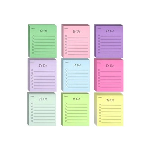 Creative Solid Color to Do <strong>List</strong> Sticky Notes Kawaii Sticky Notes for Students and Office Use - Product Image 1