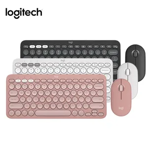 Logitechs Pebble 2 Combo Multi-Dispositivo Inalámbrico Teclado y Ratón Combo Kit Cómodo Juego de Teclado - Product Image 1