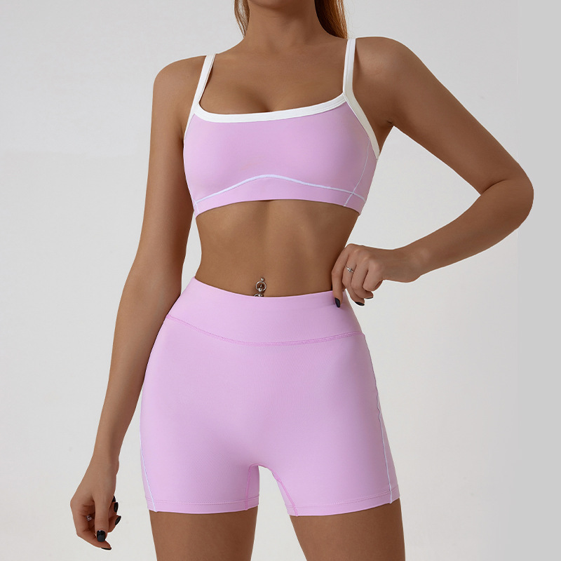 Short soutien-gorge poudré Barbie