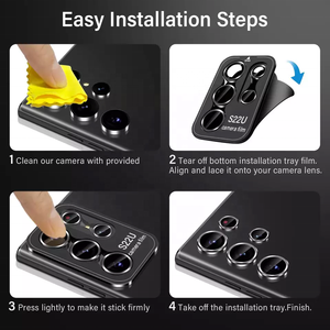 Chất Lượng Cao 3D Tempered Glass Máy Ảnh Ống Kính Bảo Vệ Đối Với Samsung Cho <span class=keywords><strong>Galaxy</strong></span> S23 Z Lật Gấp 4 - Product Image 3