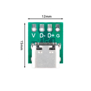 10 pz connettore 3.1 USB tipo C 16 Pin Test scheda PCB adattatore 16 P connettore presa per linea dati cavo di trasferimento