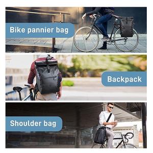 25L 100% 防水反射多目的自転車パニエ3 in 1リア自転車バッグ、コンピューターコンパートメント付き、毎日のミュート用 - Product Image 5
