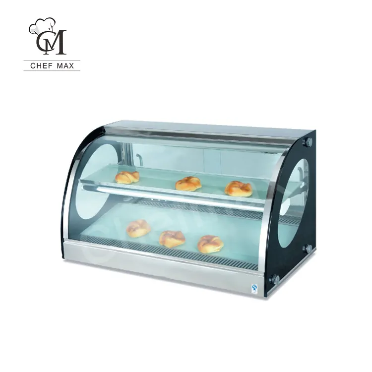 Professional Table Food Warmer Electric Food Countertop Display Warming Showcase