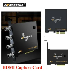 การ์ดจับภาพ HD-MI 3G-SDI 4-CH VC12-4K VC42 VC41 avmatrix 1080p60วิดีโอที่ไม่มีการบีบอัด YUY2 - Product Image 2