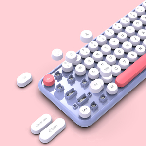 Tastiera universale senza fili di alto valore Set di Mouse per ufficio giochi USB interfaccia nuova per applicazioni Desktop elegante per le ragazze - Product Image 2