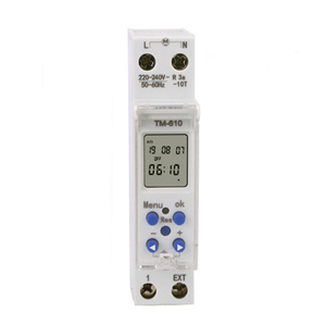 TM610タイマースイッチによる正確な時間制御1Pレールマウント220V用スマートパワータイマー - Product Image 6