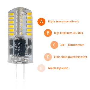 ホームデコレーション用高ルーメンG4 LED電球AC DC 12V 4W LED Gy6.35ダウンライト付きリモートコントロールスイッチ付き住宅用 - Product Image 3