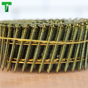 FLAT POINT NO PUNTA <strong>2</strong>''x.099'' <strong>2</strong> 1/4''x.099'' WIRE PALLET COIL NAILS CHEAP NAILS CLAVOS HELICOIDALES PREGOS EM ROLOS - Product Image 2