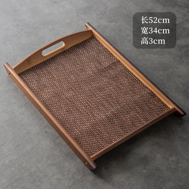 105 52*34*3 Walnut-colored double-ear placemat