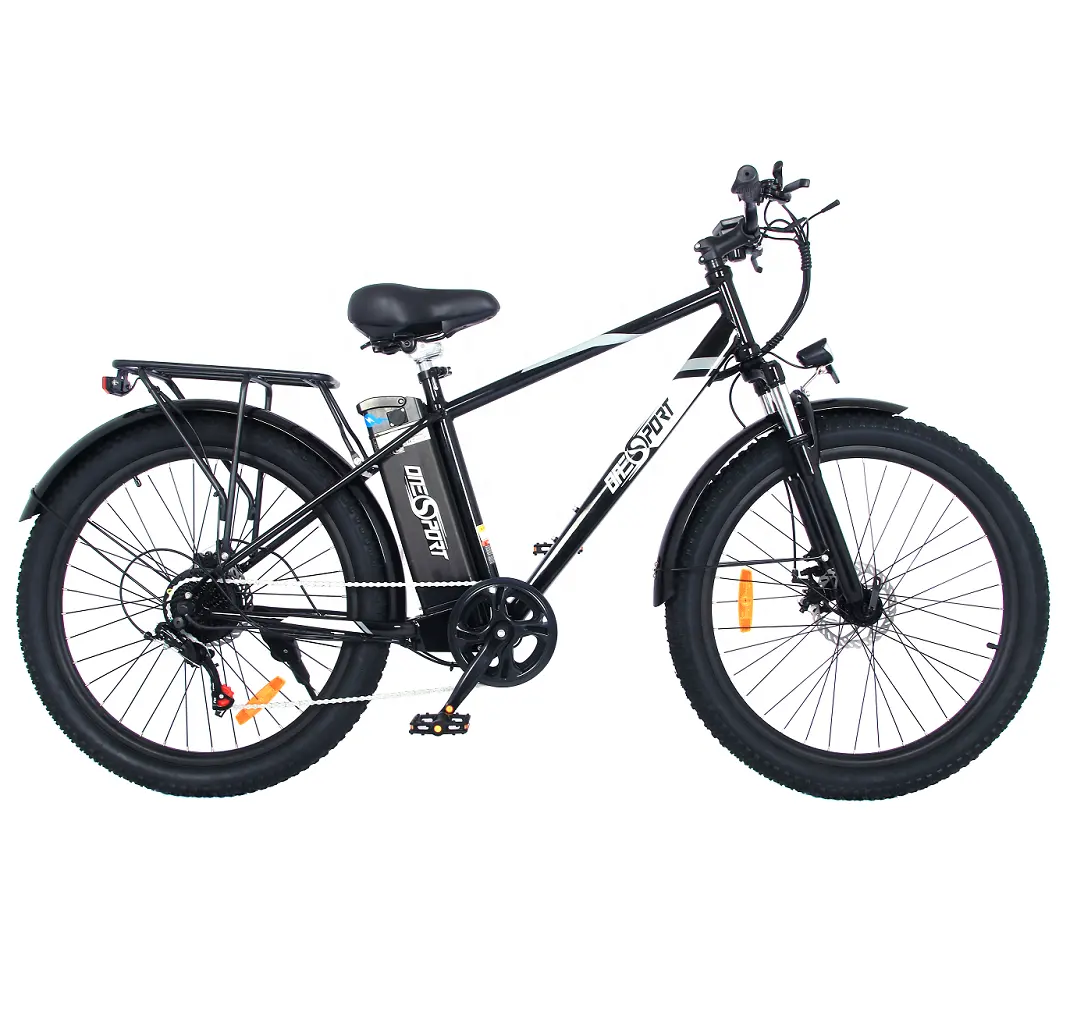 Ab stok uzun menzilli elektrik motorlu bisiklet 26 "dağ Ebike yetişkinler için uzun menzilli elektrikli bisiklet ab depo