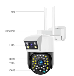 Cámara IP Wifi 1080P Módulo de cámara PTZ inalámbrica Placa de cámara de seguridad de 2.0MP Ranura para tarjeta TF de Audio bidireccional con antena - Product Image 2