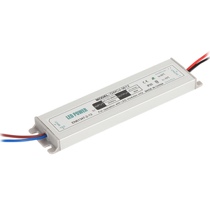 Ultra Slim 12W Constant Voltage LED <strong>Driver</strong> Aluminium Power Supply with IP67 for LED <strong>Strip</strong> Lighting <strong>Input</strong> 110V/<strong>Output</strong> DC &amp; AC - Product Image 1