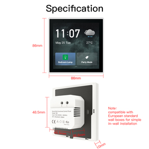 2025 Hot 4'' EU Tuya Zigbee Gateway Smart <strong>Home</strong> Switch Panel Smart <strong>Home</strong> <strong>Automation</strong> Control <strong>System</strong> for Remote Control Tuya Devices - Product Image 6