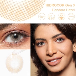 Giao hàng nhanh Freshgo HIDROCOR danh bạ mỹ phẩm kính áp tròng màu xám tự nhiên bán buôn ống kính mềm - Product Image 3