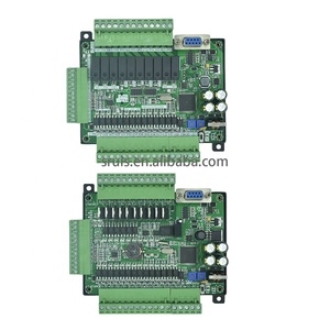 Controlador lógico programable PLC FX3U 24MT Placa de control industrial PLC 6 Entrada analógica 32bit MCU 14 Entrada 10 Salida de transistor