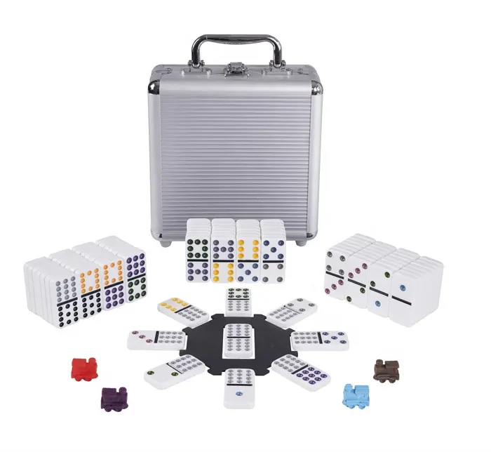 Set domino personalizzato Set da gioco Domino antico Set giocattolo treno Domino