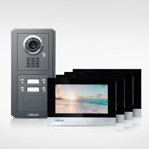 LEELEN TCP IP cámara video puerta timbre Cámara estación exterior y monitor interior Kit de sistema de seguridad para el hogar - Product Image 1