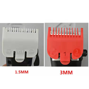2 adet 1.5/3mm Limit tarak kesme kılavuzu kılavuzu tarak toksik olmayan konfor dayanıklı saç kesme berber giyotin aracı dolaşık açıcı fırça - Product Image 3