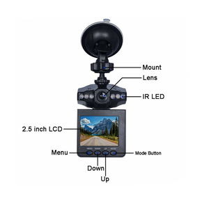 High Quality DLS-F198 Auto Parts DVR Driving Video Recorder Loop Recording System Vehicle Black Box - Product Image 2