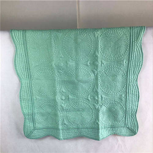 Couverture de bébé héritage Quilt de bébé 100% coton menthe