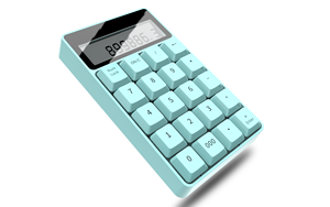 New <strong>Mini</strong> <strong>USB</strong> <strong>Numeric</strong> <strong>Keyboard</strong> with Calculator Function 2.4GHz Wireless Membrane Style Fashionable <strong>Mini</strong> <strong>Keyboard</strong> Standard - Product Image 4