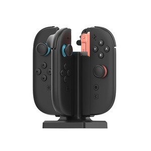 Nintendo Switch 2 Joy-Con denetleyicileri 4 in 1 şarj standı aksesuarları için manyetik RGB çift taraflı şarj standı - Product Image 2