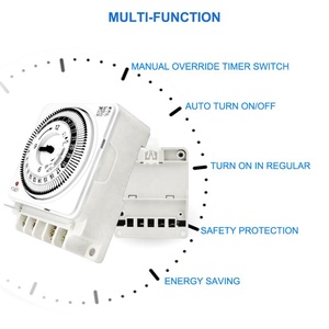 24HR Mechanical Programmable Wall Built-in Timer Module Switch Timer Relay Control - Product Image 3