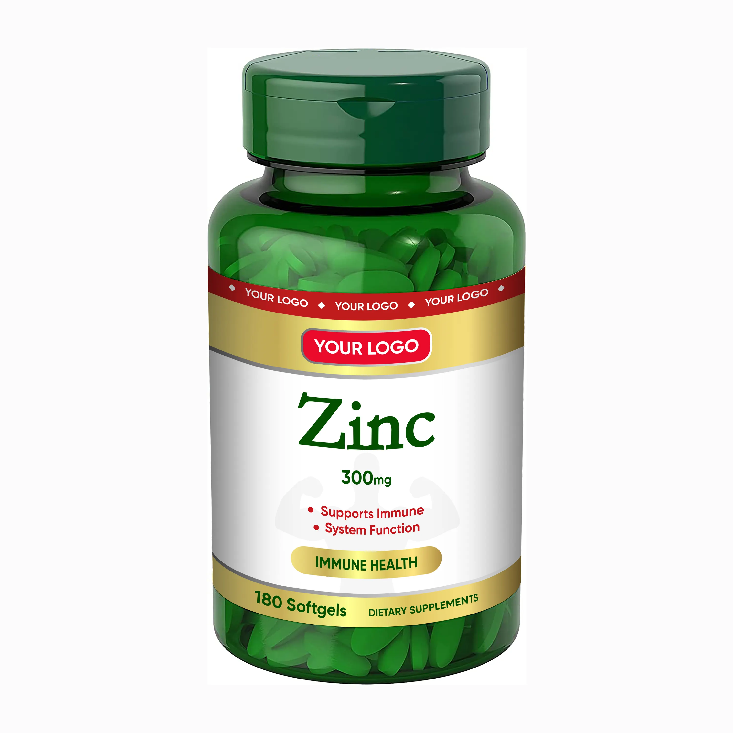 GMP essential-tabletas de vitamina D3, pastillas esenciales de Zinc y magnesio para fortalecer los huesos y los dientes, soporte para las funciones de los músculos y los nervios