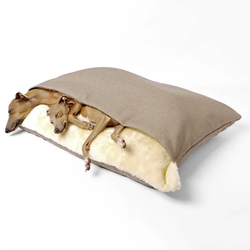 カスタム高級ペット冬暖かい犬寄り添うベッド取り外し可能なベッドカバー防水犬のベッド