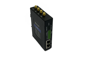 Enrutador Industrial IoT Mini 5G, con 2 puertos Gigabit ethernet para aplicaciones IoT, M2M y eMBB