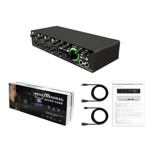 GAX-MD44 24bit 192kHz <strong>Interface</strong> De <strong>Audio</strong> <strong>4</strong> in <strong>4</strong> <strong>Audio</strong> <strong>Interface</strong> for Podcast Recording Music Instrument Sound Card - Product Image 4