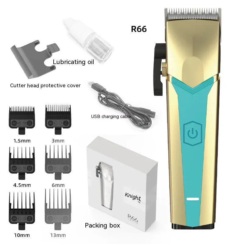 ماكينة حلاقة احترافية لشذّب الشعر على شكل حرف T ماكينة قص الشعر اللاسلكية قابلة للشحن ماكينة قص الشعر للرجال