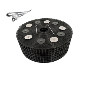 4&quot; X 100&quot; Solar Panel Guard Kit 100 Fastener Clips <strong>Bird</strong> Proofing Solar Panels PVC Coated Critter Guard Roll Set Pest Control - Product Image 5